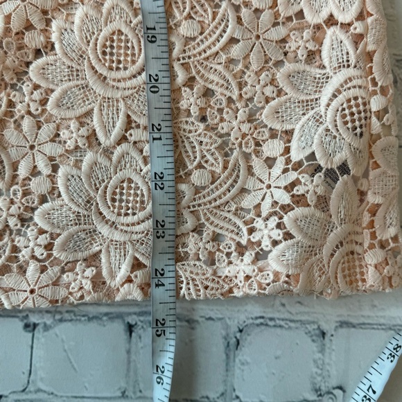 Rebecca Minkoff lace floral sheer zip up blouse top size L - Picture 6 of 12